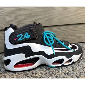 Nike Air Griffey Max 1 Home Run Derby Black White Men's 10.5 354912-100 Sneakers